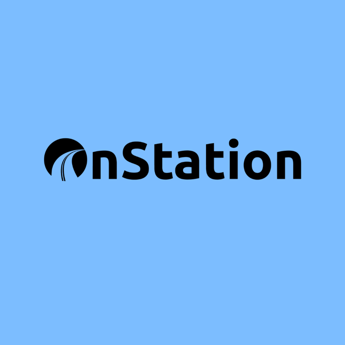 OnStation Blue (1080 × 1080 px)