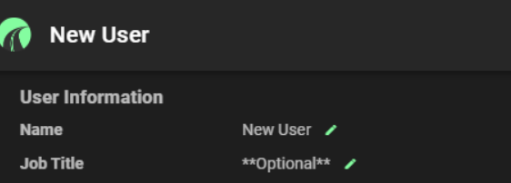 Edit User Information via Portal