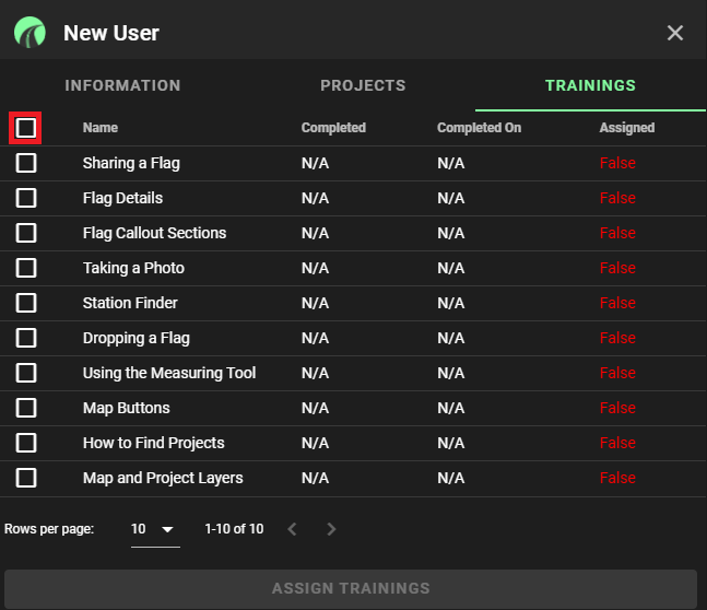 How to enable In-App Training for your users